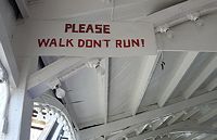 Walk, don't run